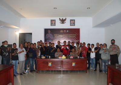 Topang ‘Cegah Jo’, Polres Gandeng Wartawan Mitra